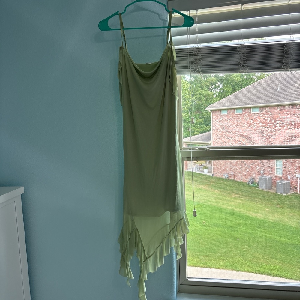Tinseltown Light Green Dress